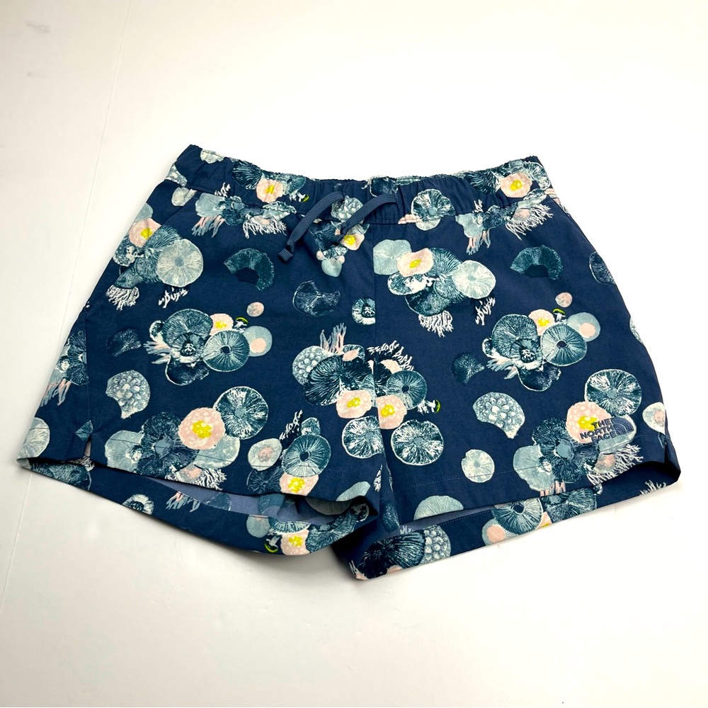 The North Face Womens Medium‎ Class V Shorts Indigo Mushroom Abyss Tropical Blue